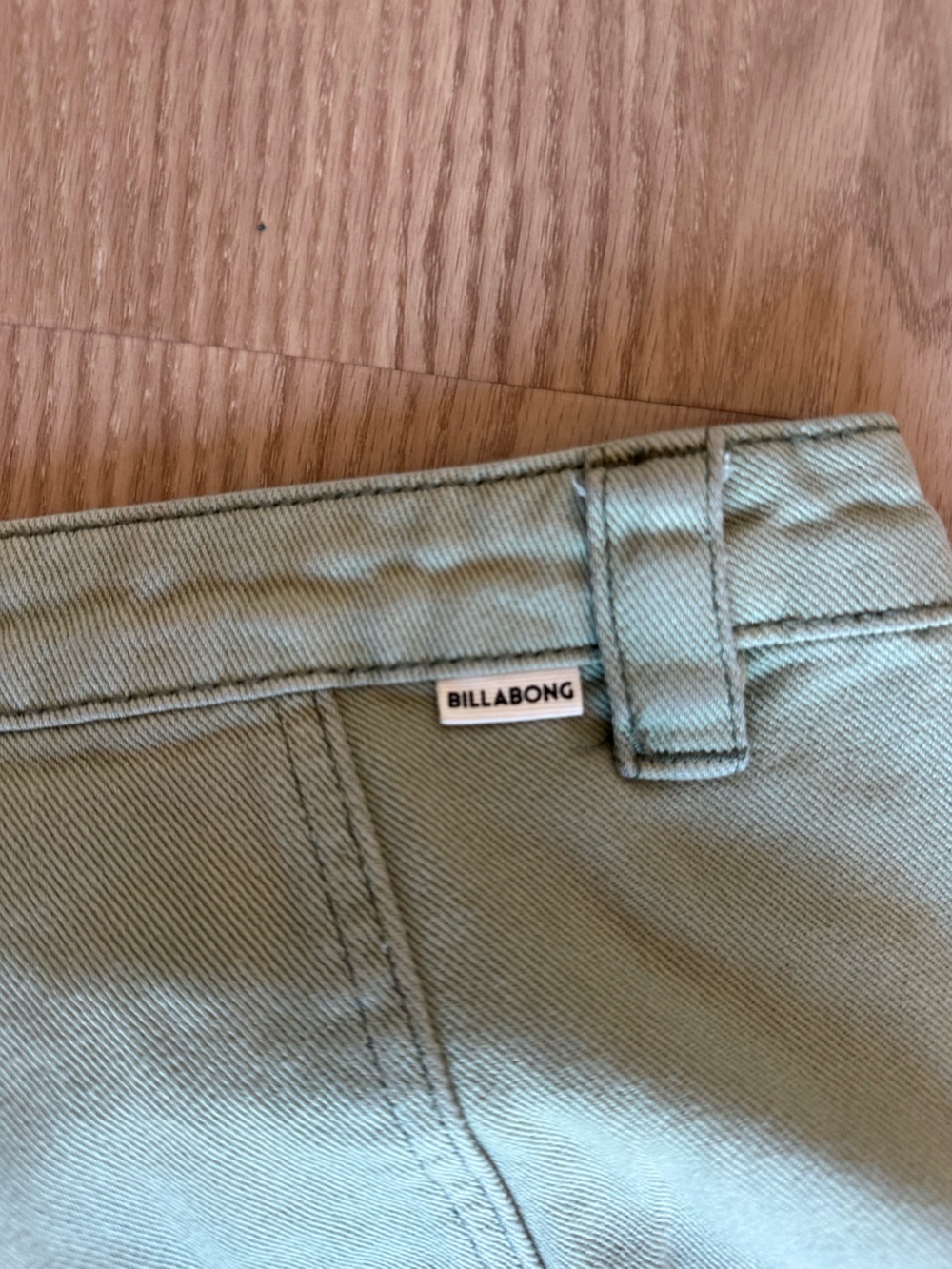 Billabong Olive Green Wide-Leg Cargo Jeans - Picture 6 of 6